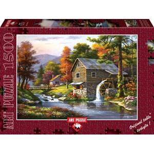 Art Puzzle (4640) - Dominic Davison: "Old Sutter's Mill" - 1500 pieces puzzle