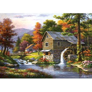 Art Puzzle (4640) - Dominic Davison: "Old Sutter's Mill" - 1500 pieces puzzle