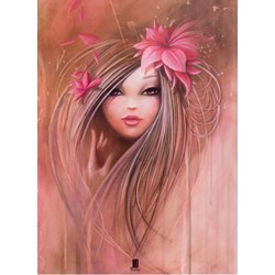 Grafika Kids (00722) - Misstigri: "Sweet Pinky Girl" - 300 pieces puzzle
