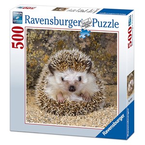 Ravensburger (15224) - "Cute Hedgehog" - 500 pieces puzzle