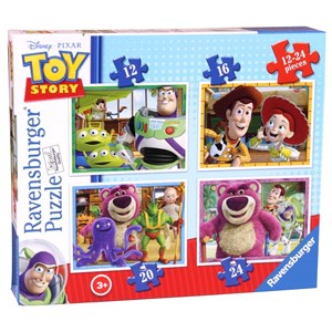 Ravensburger (07108) - "Toy Story" - 12 16 20 24 pieces puzzle