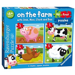 Ravensburger (07302) - "On the Farm" - 2 3 4 5 pieces puzzle