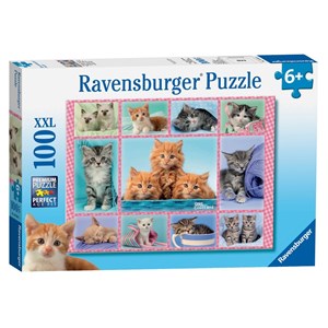 Ravensburger (10530) - Greg Cuddiford: "Cute Kitten" - 100 pieces puzzle