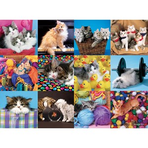 Ravensburger (13197) - "Cats Collage" - 300 pieces puzzle