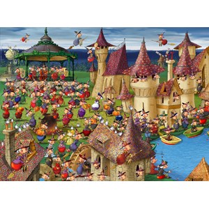 Grafika (01452) - François Ruyer: "Witches" - 2000 pieces puzzle