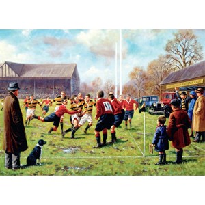 Falcon (11077) - "Going for the Line" - 1000 pieces puzzle