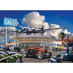 MasterPieces (71735) - Larry Grossman: "Bomber Command Café" - 1000 pieces puzzle