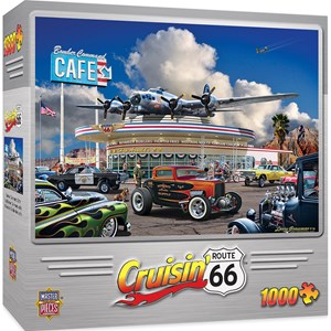 MasterPieces (71735) - Larry Grossman: "Bomber Command Café" - 1000 pieces puzzle