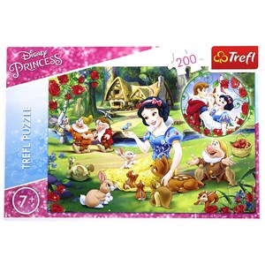 Trefl (13204) - "Snow White and the Seven Dwarfs" - 200 pieces puzzle