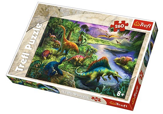 Trefl (13214) - "Dinosaurs" - 260 pieces puzzle