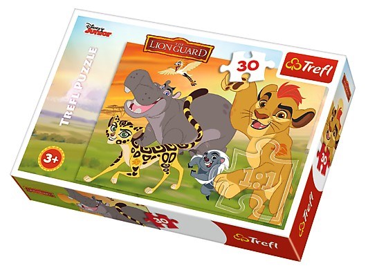 Trefl (18210) - "Lion Guard" - 30 pieces puzzle