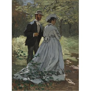 Grafika (01533) - Claude Monet: "Bazille and Camille, 1865" - 2000 pieces puzzle