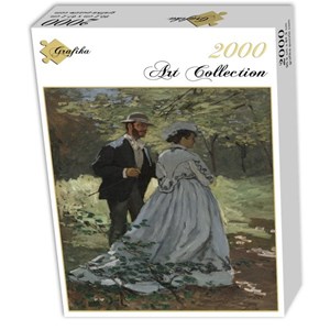 Grafika (01533) - Claude Monet: "Bazille and Camille, 1865" - 2000 pieces puzzle