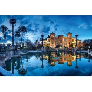 Schmidt Spiele (58238) - "Mudejar Pavilion, Sevilla" - 1500 pieces puzzle