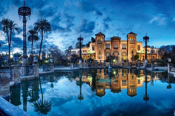 Schmidt Spiele (58238) - "Mudejar Pavilion, Sevilla" - 1500 pieces puzzle