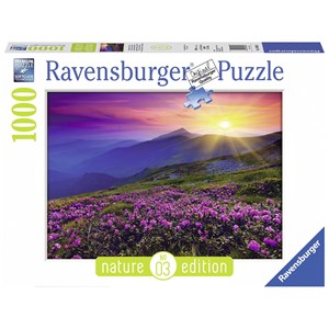 Ravensburger (19608) - "Sunrise, Mountain Meadow" - 1000 pieces puzzle