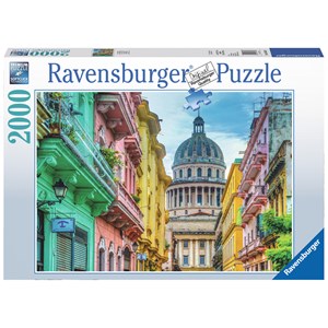 Ravensburger (16618) - "Colourful Cuba" - 2000 pieces puzzle