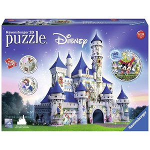 Ravensburger (12587) - "Disney Castle" - 216 pieces puzzle