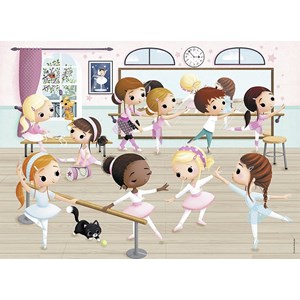 Nathan (86466) - "The Little Ballerinas" - 45 pieces puzzle