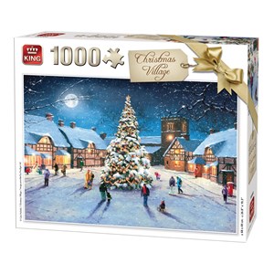 King International (05610) - "Christmas Village" - 1000 pieces puzzle