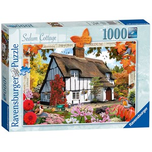 Ravensburger (19651) - "Sedum Cottage" - 1000 pieces puzzle
