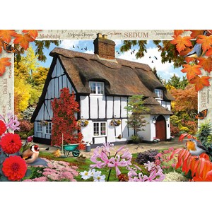 Ravensburger (19651) - "Sedum Cottage" - 1000 pieces puzzle