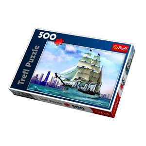 Trefl (371208) - "Sailing Towards Chicago" - 500 pieces puzzle