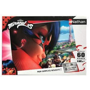 Nathan (86580) - "Lady Bug" - 60 pieces puzzle