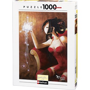 Nathan (87546) - Misstigri: "The Lotus" - 1000 pieces puzzle