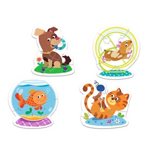 Trefl (360530) - "Pets" - 2 3 4 pieces puzzle