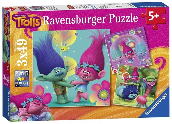 Ravensburger (09364) - "Trolls" - 49 pieces puzzle