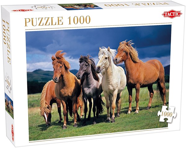 Tactic (53929) - "Camargue Horses" - 1000 pieces puzzle