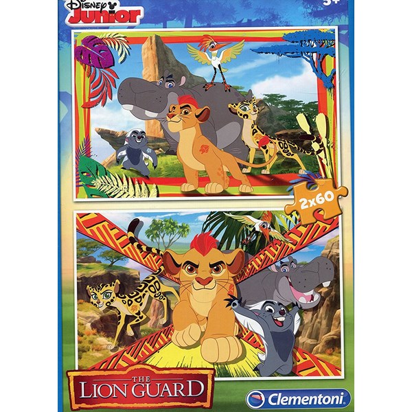 Clementoni (07126) - "The Lion Guard" - 60 pieces puzzle