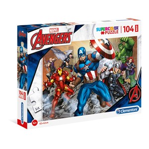 Clementoni (23985) - "Avengers" - 104 pieces puzzle