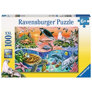 Ravensburger (10681) - "Beautiful Ocean" - 100 pieces puzzle