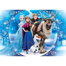 Clementoni (27956) - "Frozen" - 104 pieces puzzle