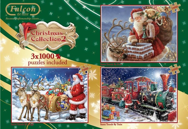 Falcon (11069) - "Christmas Collector's Box Vol. 2" - 1000 pieces puzzle