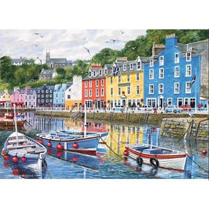 Gibsons (G6058) - Terry Harrison: "Fishing Port" - 1000 pieces puzzle