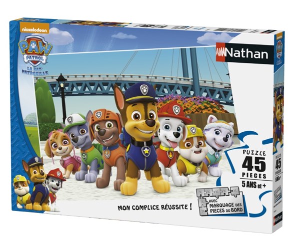 Nathan (86463) - "Paw Patrol" - 45 pieces puzzle