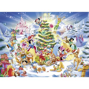 Ravensburger (10545) - "Disney Christmas Magic" - 100 pieces puzzle