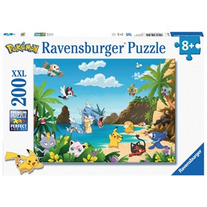Ravensburger (12840) - "Pokemon" - 200 pieces puzzle