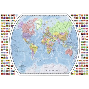 Ravensburger (19633) - "Political World Map" - 1000 pieces puzzle