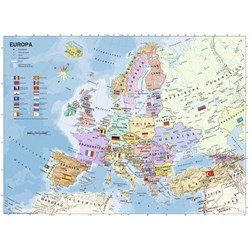 Ravensburger (12837) - "Politische Europakarte" - 200 pieces puzzle