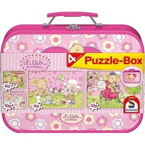 Schmidt Spiele (55598) - "Lillebi Suitcase" - 60 100 pieces puzzle