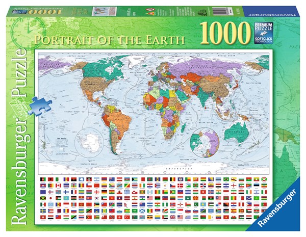 Ravensburger (19288) - "Portrait of the Earth" - 1000 pieces puzzle
