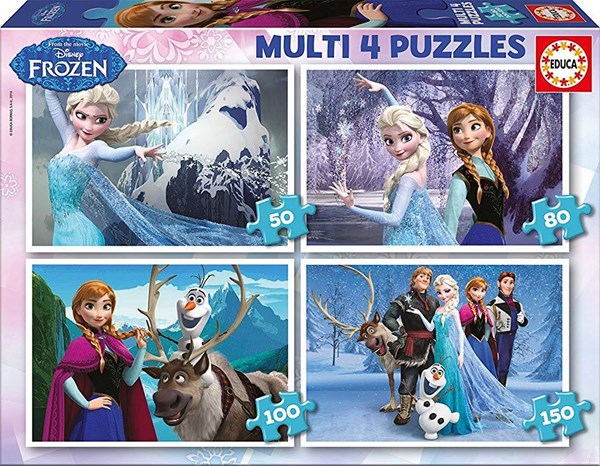 Educa (16173) - "Frozen" - 50 80 100 150 pieces puzzle