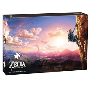 USAopoly (PZ005-502) - "The Legend of Zelda™ Breath of the Wild Scaling Hyrule" - 1000 pieces puzzle