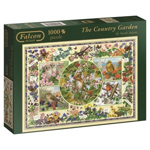 Falcon (11131) - Sarah Adams: "The Country Garden" - 1000 pieces puzzle