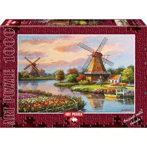 Art Puzzle (4354) - "Windmills" - 1000 pieces puzzle