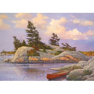 Cobble Hill (51014) - Douglas Laird: "Red Canoe" - 1000 pieces puzzle
